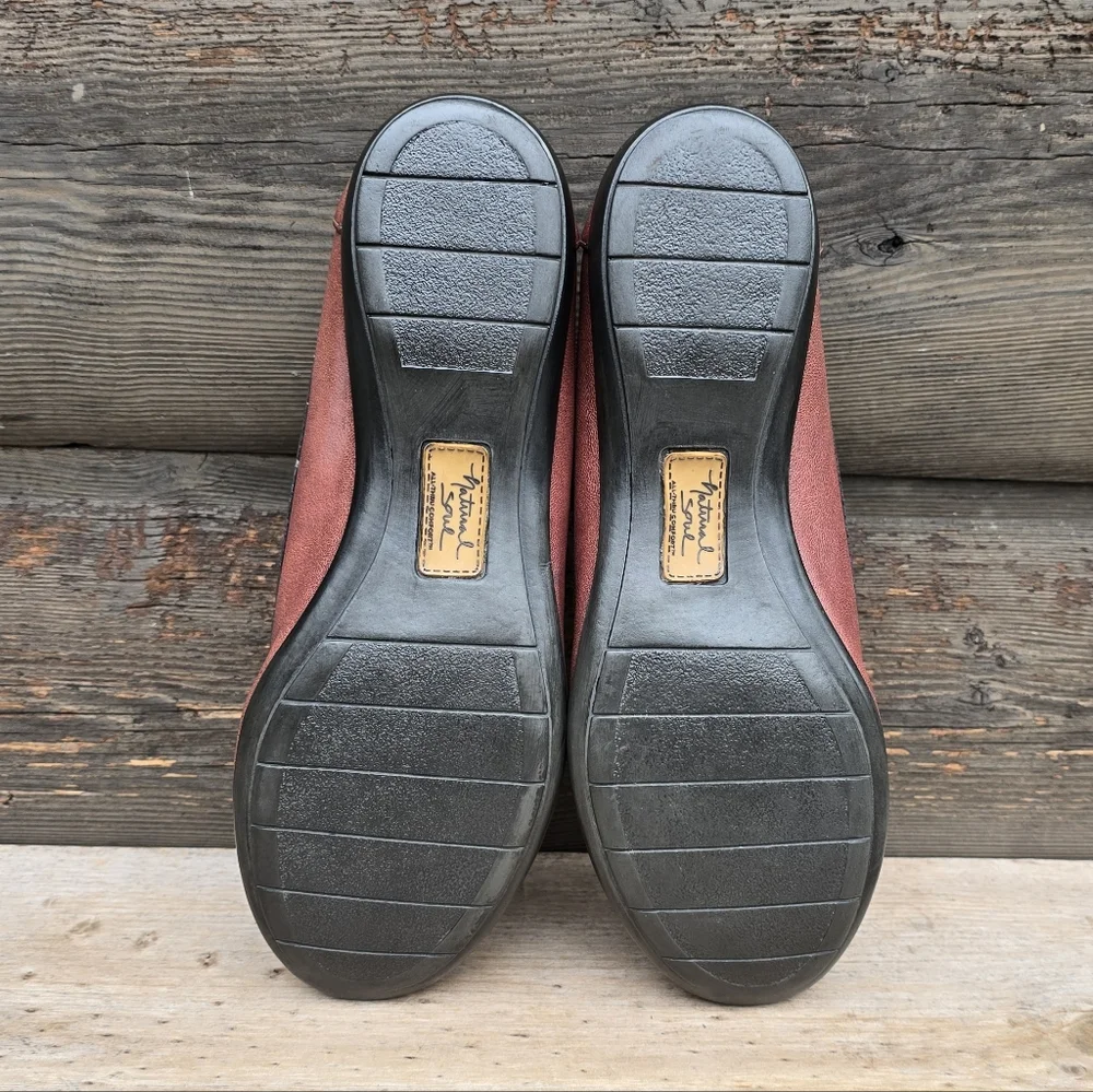 Natural Soul Gracee Classic Minimalist Vegan Leather Comfort Loafers 9M